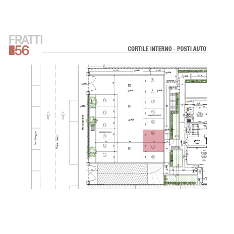 CORTILE INTERNO - POSTI AUTO